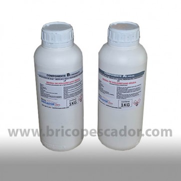 Resina de poliuretano rígida BE-700. 1+1 kg.