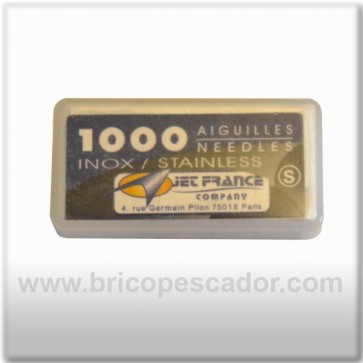 agujas de tatuar inoxidable. 0.40 mm.