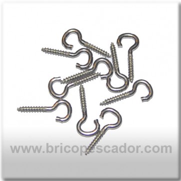 Alcayata inox abierta 14 mm.