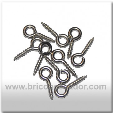 Alcayata inox cerrada 11 mm.