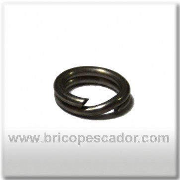 Anilla abierta acero inoxidable. Diámetro interior 8 mm. (20 unid.)