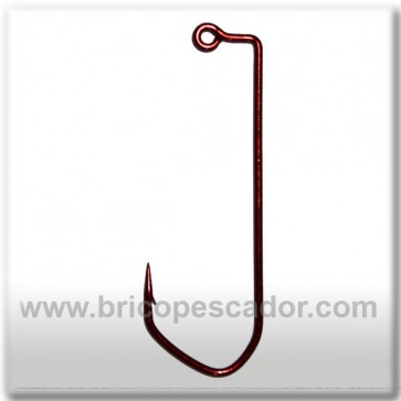 anzuelo vmc jig rojo #6/0