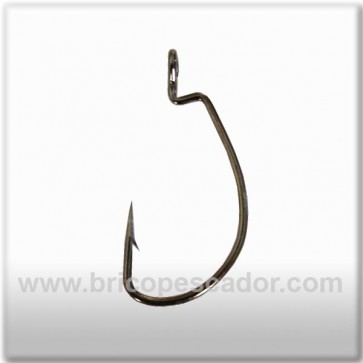 Anzuelo worm tipo texas 3/0