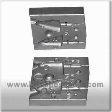 Molde de Aluminio cabeza de pez 50 y 60 gramos.