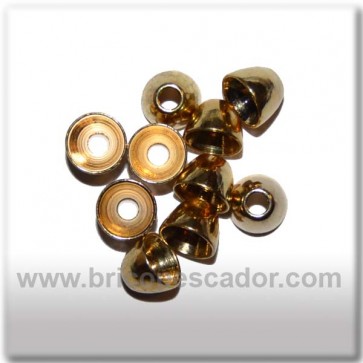 cabezas doradas conicas