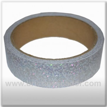 Rollo de adhesivo holografico patrón brillantina