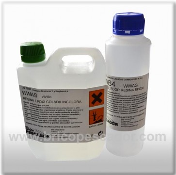Resina époxi para colada 2 componentes
