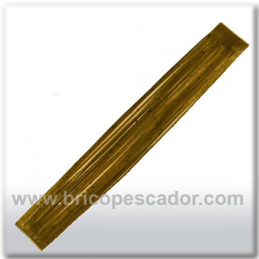 Faldillín vinilo 20 fibras caqui claro y puntos negros (5unid.)