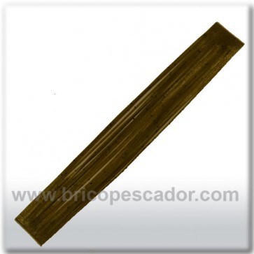 Faldillín vinilo 20 fibras caqui puntos negros (5 unid.)