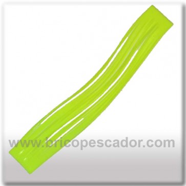 Faldillín vinilo 20 fibras amarillo fluorescente (5 unid.)