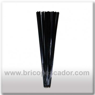 Fibras salva anzuelos negras (10 unid.)