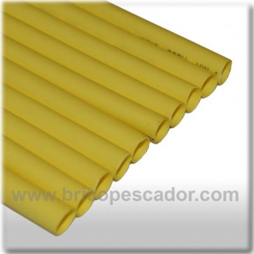 fundas termorretractiles 6mm amarillo