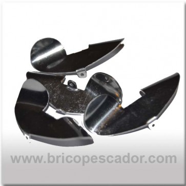 Hélice counter turning para señuelos superficie