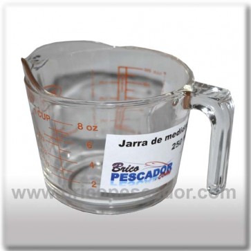 Jarra de medidas de Borosilicato (250 ml.).