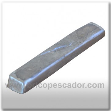 Lingote de plomo limpio. 500gr.