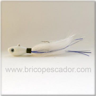señuelo artesanal Bucktail cabeza minnow de Lethal Lures 56gr