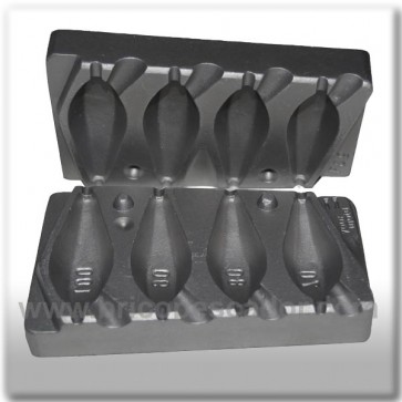 molde de aluminio para plomada de tunel 70-100 (2)