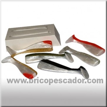 Molde artesanal 2 pickies sin cabeza de 9 y 10 cm