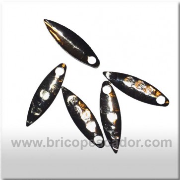 Pala willow níquel hammered. #1