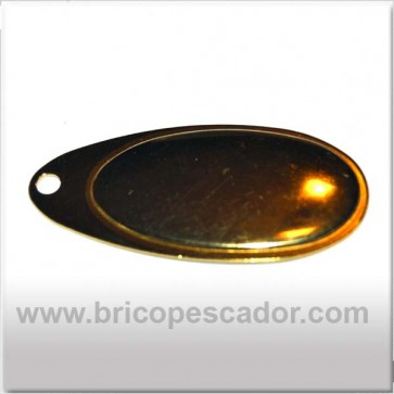 Pala cucharilla dorada francesa #5 4.5cm (5 unid)