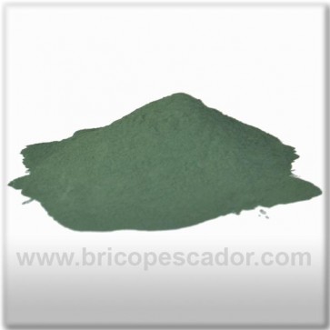 Pintura en polvo verde oscura. (100 gr.)