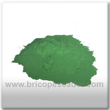 Pintura en polvo verde. (100 gr.)