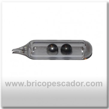 Sonajero de vidrio 20 X 5 mm.