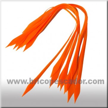 Tentáculo de silicona naranja Fluorescente