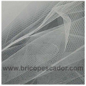 Tela de Tul para escamas, malla fina.
