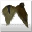 bucktail completo teñido verde oliva