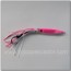 Señuelos artesanales. Calamar jig 56 gr. rosa y blanco.